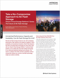 Take A No-Compromise Approach to All-Flash Storage