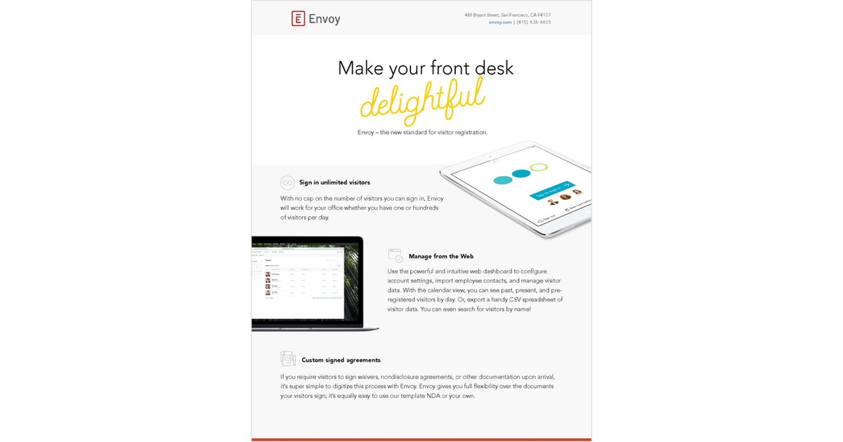 Visitor Registration eKit