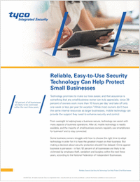 Reliable, Easy-to-Use Security Technology Can Help Protect Small Businesses