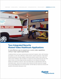 Tyco Integrated Security Hosted Video Healthcare Applications