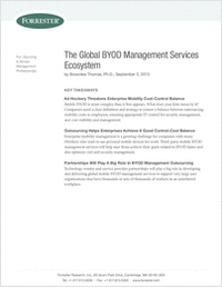 The Global BYOD Management Services Ecosystem