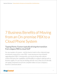 7 Business Benefits of Moving from an On-premise PBX to a Cloud Phone System