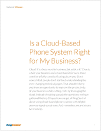 Is a Cloud-Based Phone System Right for My Business?
