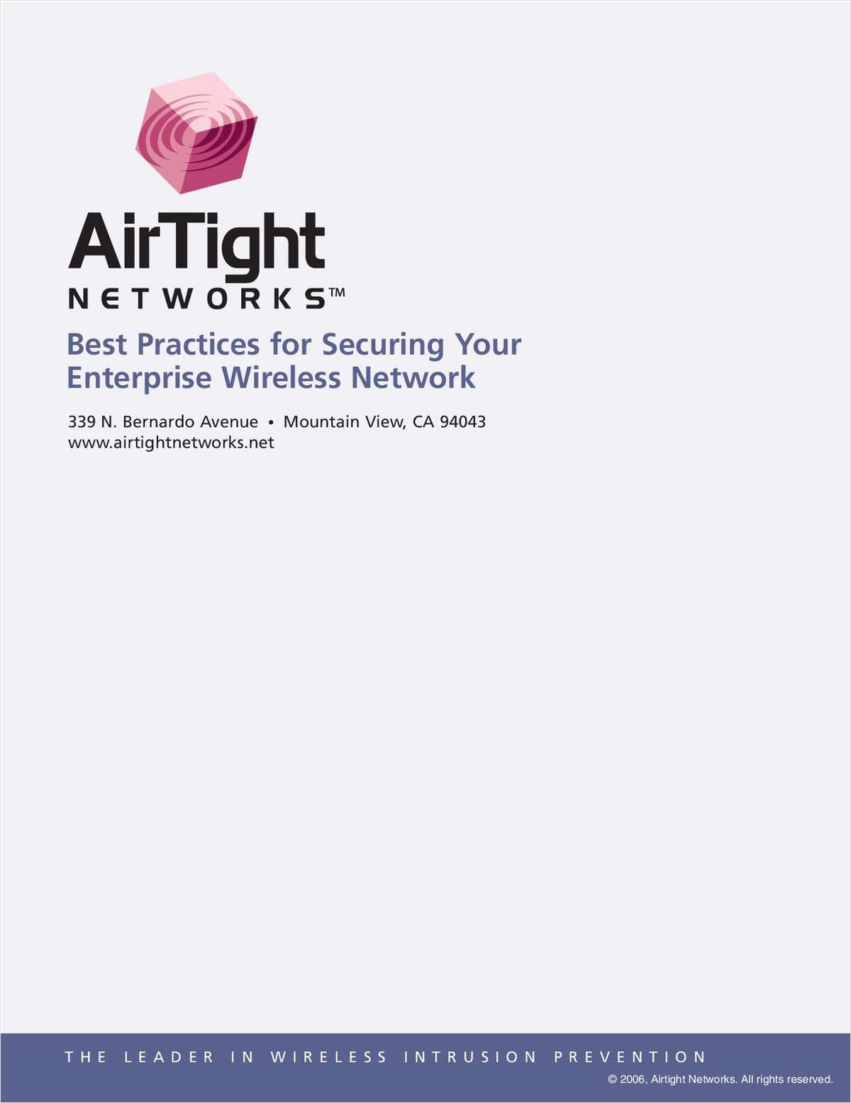 Best Practices for Securing Your Enterprise Wireless Network