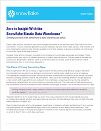 Zero to Insight with the Snowflake Elastic Data Warehouse™