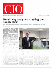 CIO: Here's Why Analytics is Eating the Supply Chain