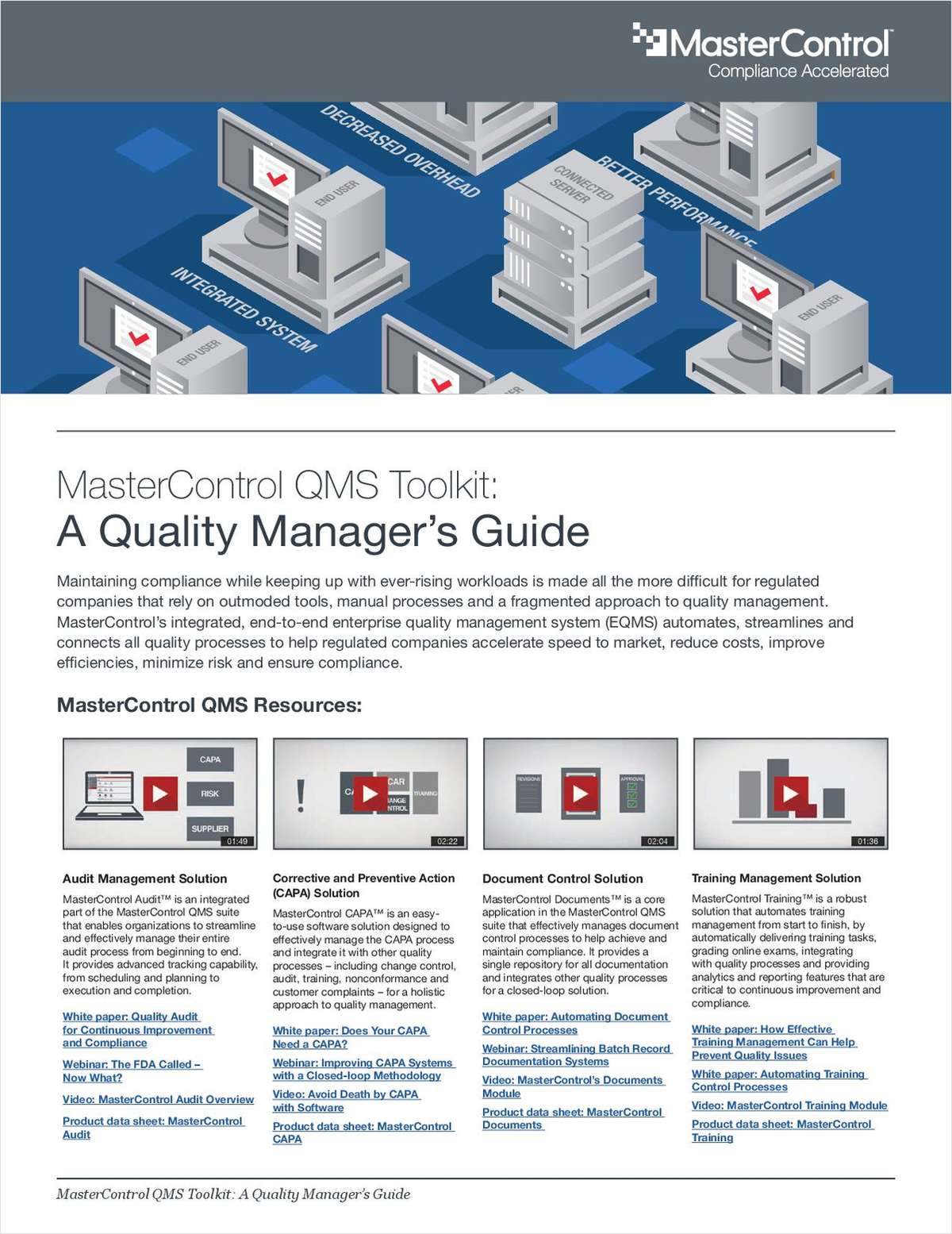 Quality Management System (QMS) Toolkit