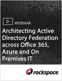 Architecting Active Directory Federation across Office 365, Azure and On Premises IT