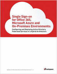 Single Sign-on for Office 365, Microsoft Azure and On-Premises Environments