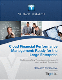 Financial Performance Management:  6 Reasons to Choose the Cloud
