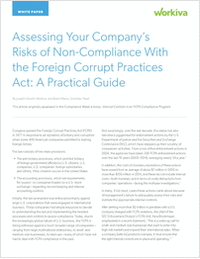 Assessing Your Company's Risks of Non-Compliance with the FCPA