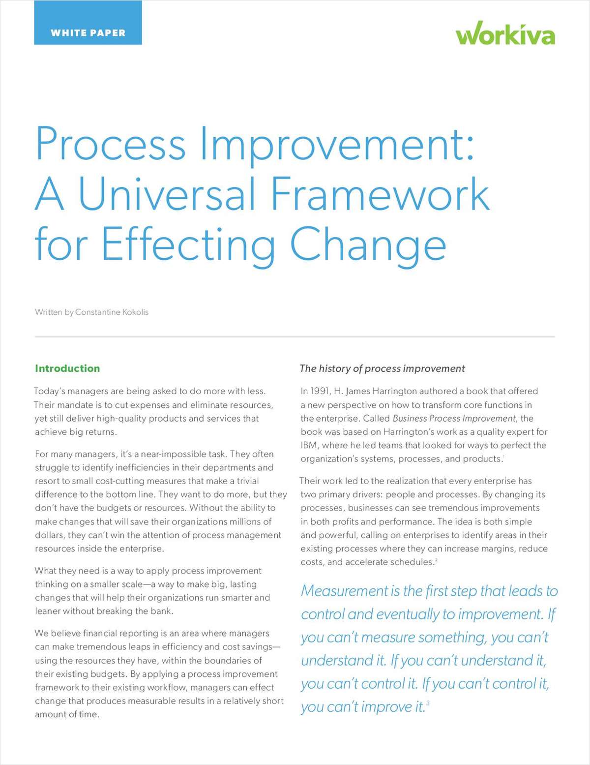 Optimized Processes Vastly Improve Regulatory Reporting