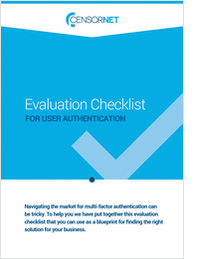 Multi-factor Authentication Evaluation Checklist