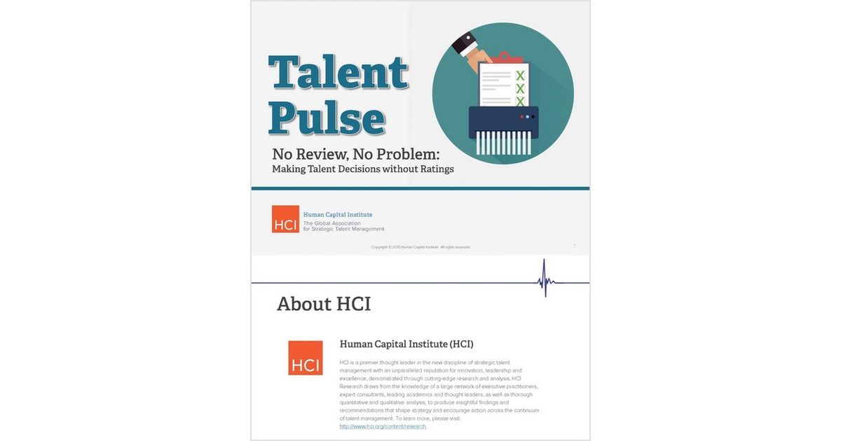 No Review, No Problem: Making Talent Decisions without Ratings