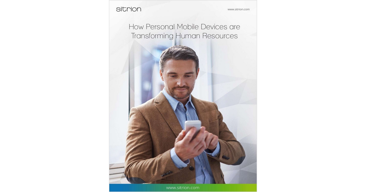 How Personal Mobile Devices are Transforming Human Resources
