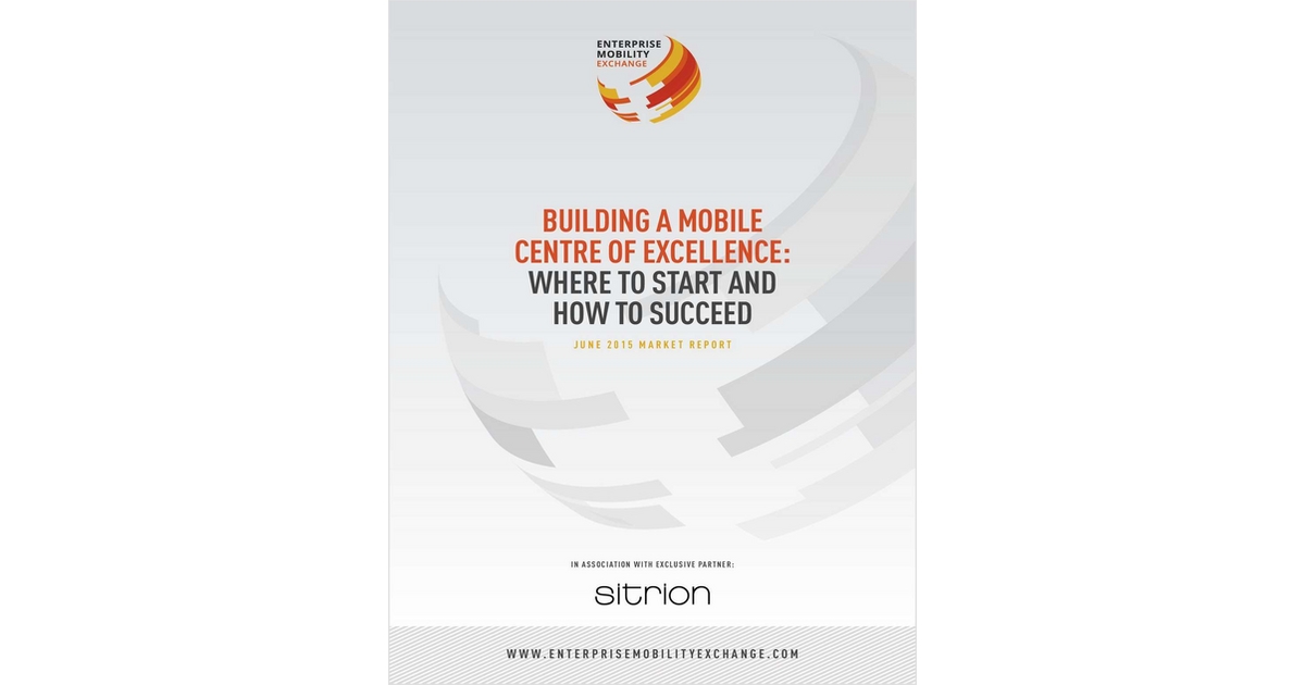 How to Build a Mobile Center of Excellence