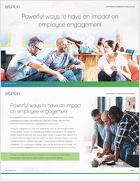 Powerful Ways to Have an Impact on Employee Engagement