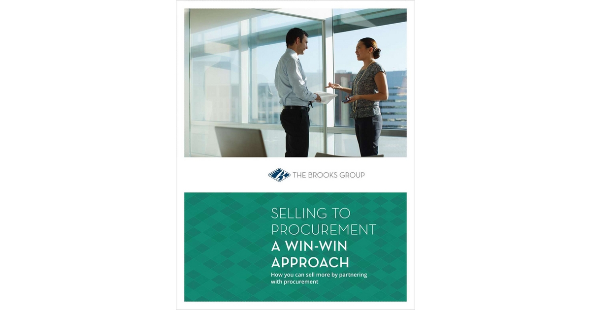Selling to Procurement: A Win-Win Approach