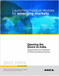 Opening the Doors to India: Opportunities and Challenges of Offshoring Medical Devices