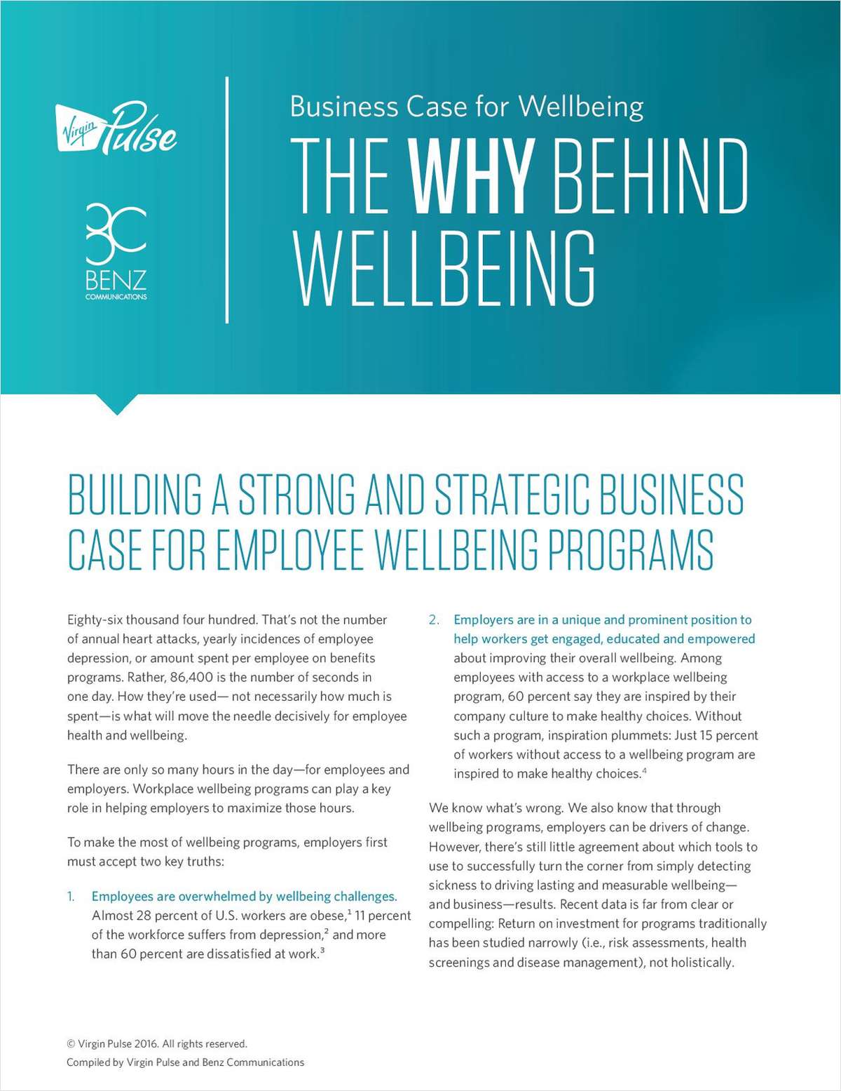 The Why Behind Wellbeing