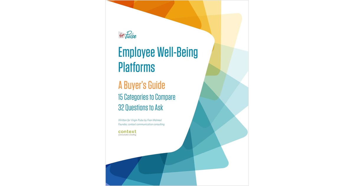 Employee Well-Being Platforms