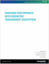 MongoDB Performance with Vormetric Transparent Encryption