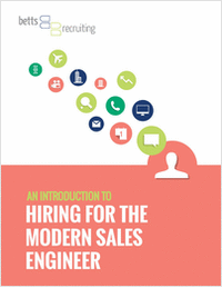 An Introduction to Hiring For the Modern Sales Engineer