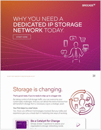 Why You Need a Dedicated IP Storage Network Today