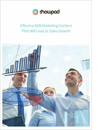 Effective B2B Marketing Content That Will Lead to Sales Growth