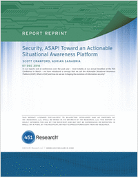 Security, ASAP! Toward an Actionable Situational Awareness Platform