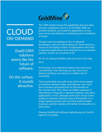 Cloud On-Demand: (SaaS) CRM Solutions Seems Like the Future of Software
