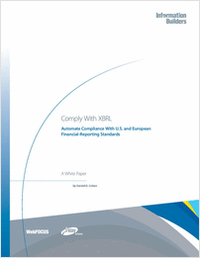 Comply With XBRL: Automate Compliance With U.S. and European Financial-Reporting Standards
