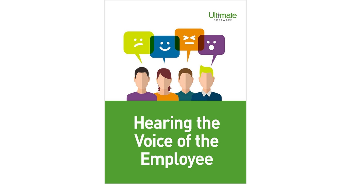 Hearing the Voice of the Employee, Free Ultimate Software Guide
