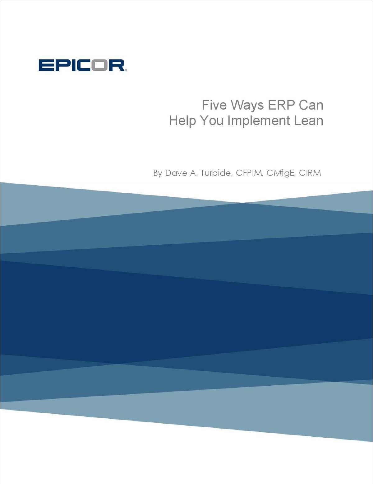 Five Ways ERP Can Help You Implement Lean