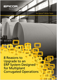 Corrugated Packaging Manufacturers: 8 Reasons to Upgrade Your ERP System