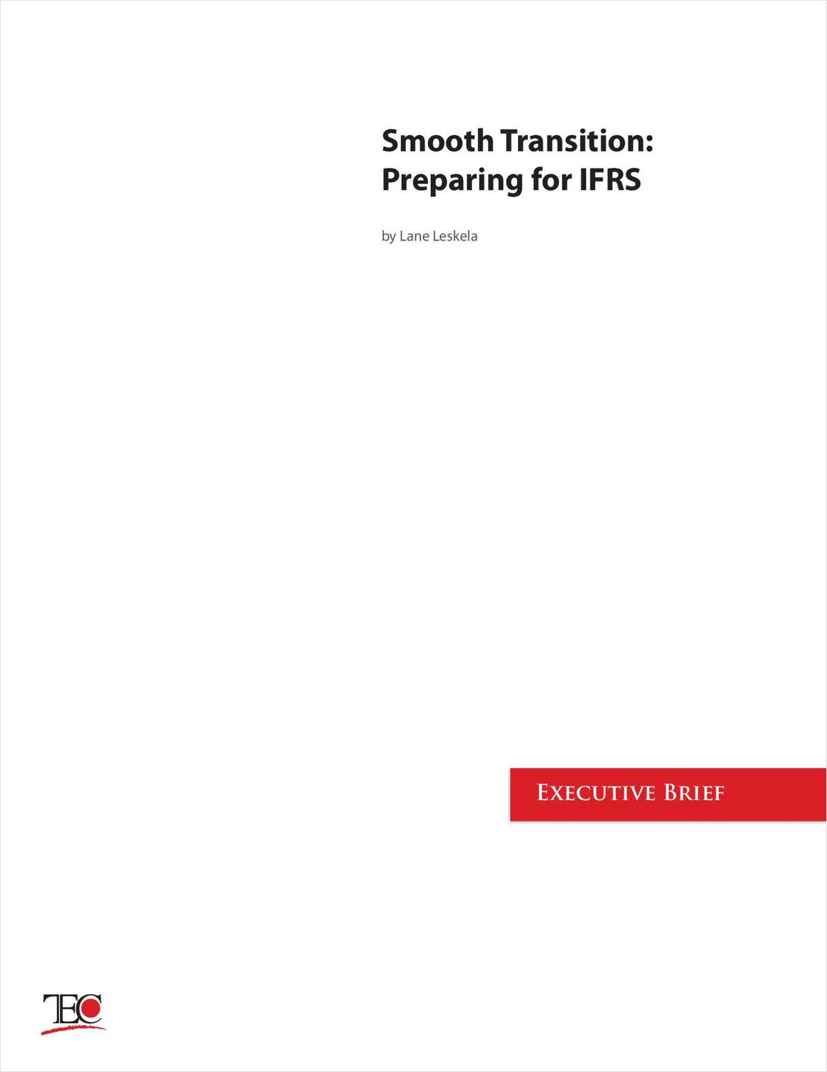 Smooth Transition: Preparing for IFRS