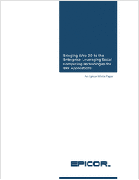 Bringing Web 2.0 to the Enterprise: Leveraging Social Computing Technologies for ERP Applications