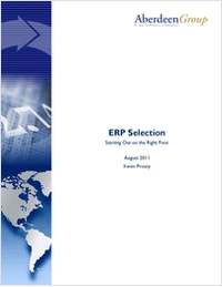 ERP Selection: Starting Out on the Right Foot