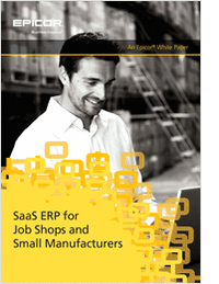 SaaS ERP for Job Shops and Small Manufacturers