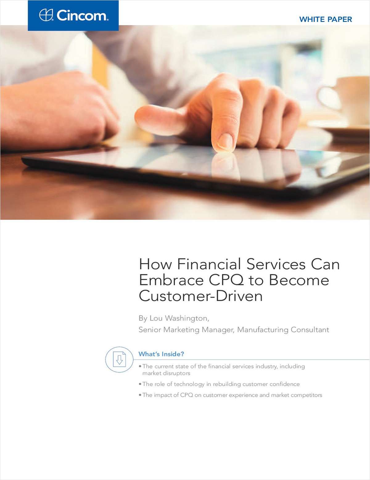 Financial Services: What's the Key to Being Customer-Driven?
