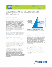 Advantages Micron SSDs Bring to Data Centers