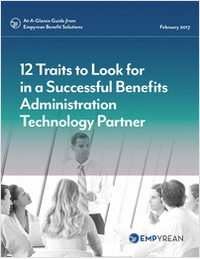 12 Traits to Look for in a Successful Benefits Administration Technology Partner