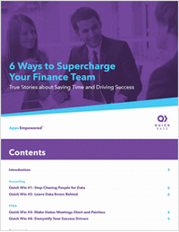 6 Ways to Supercharge Your Finance Team