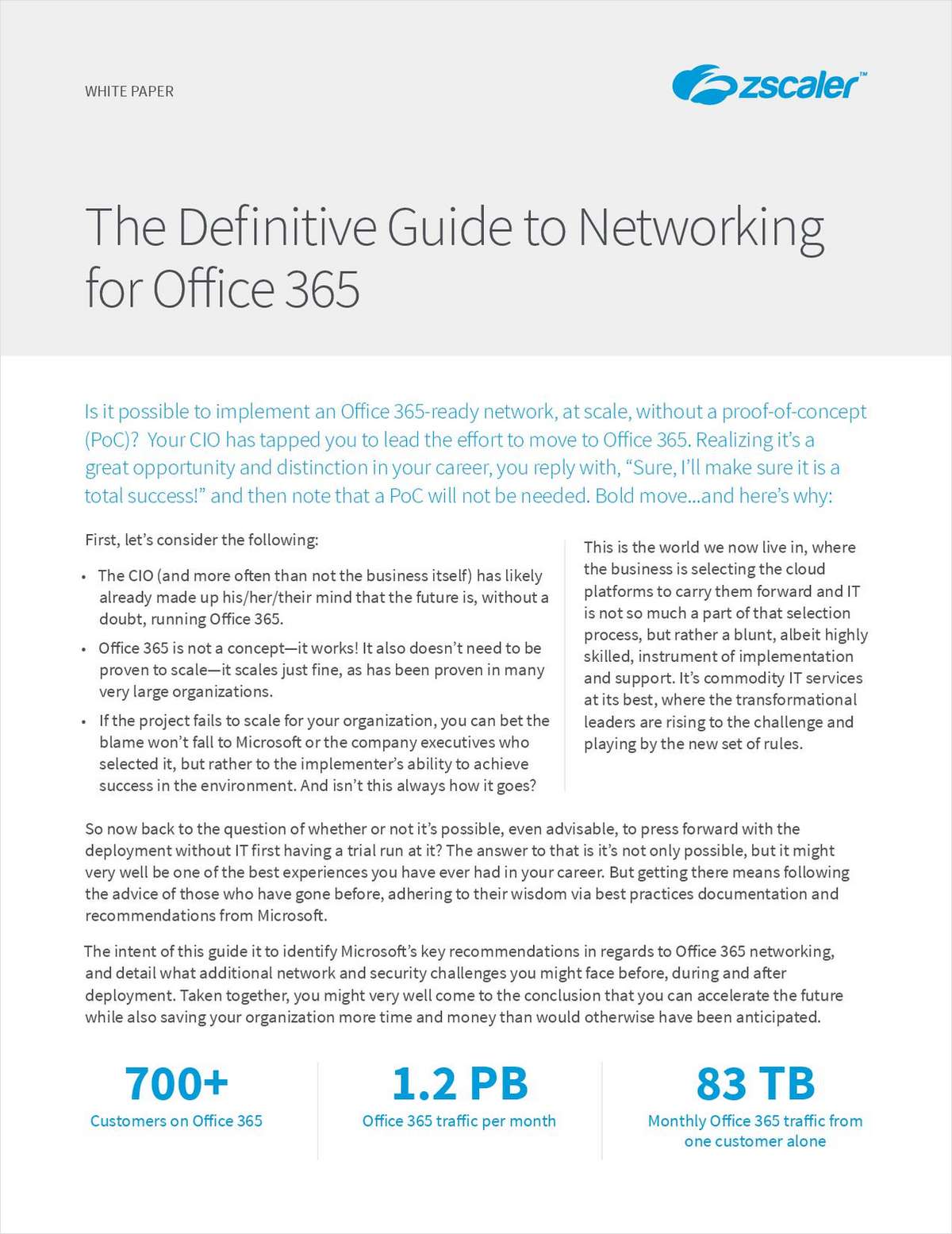 The Definitive Guide to Networking for Office 365