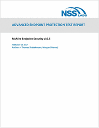 NSS Labs Advanced Endpoint Protection Test Report