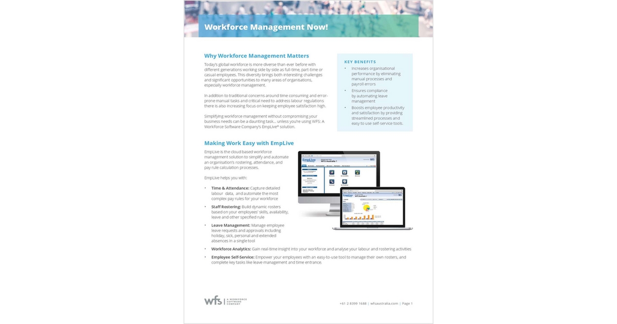 Workforce Management Now!
