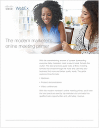 The Modern Marketer's Online Meeting Primer