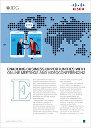 Enabling Business Opportunities with Online Meetings and Videoconferencing