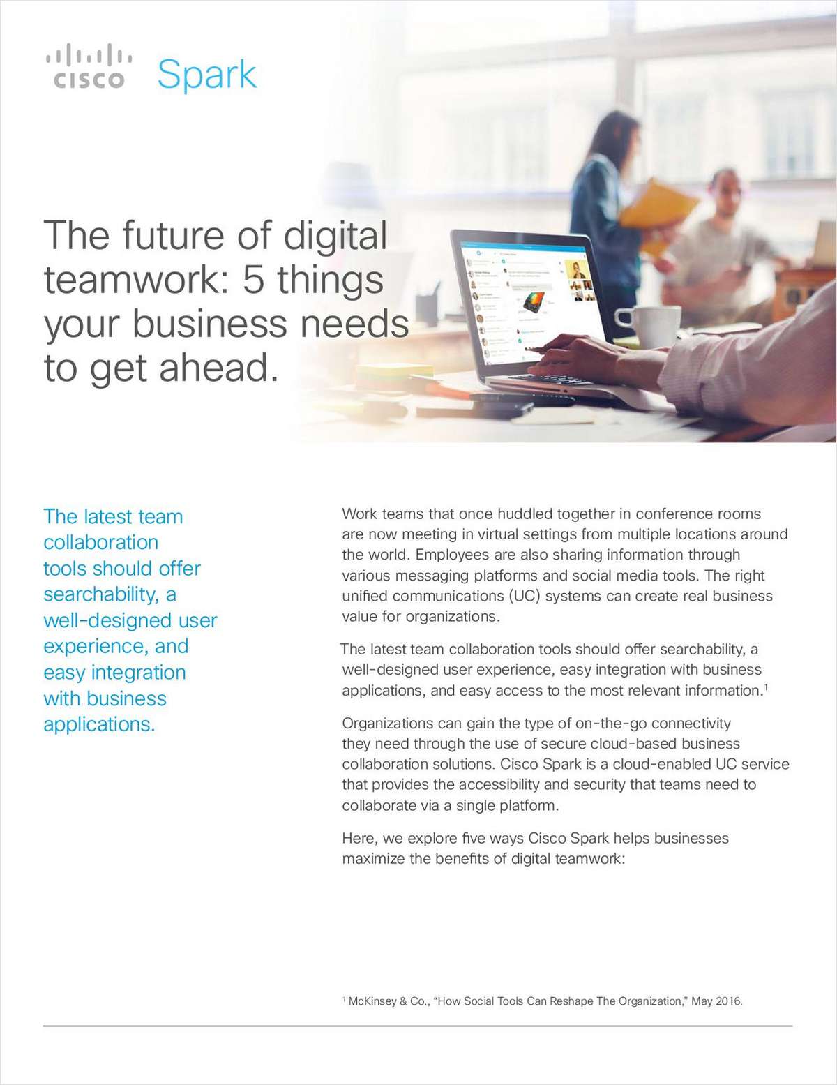 The Future of Digital Teamwork: 5 Things Your Business Needs To Get Ahead