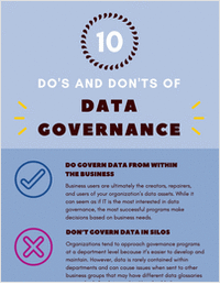 10 do's and don'ts of data governance